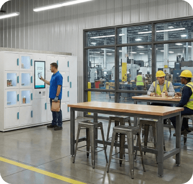 Warehouse locker system